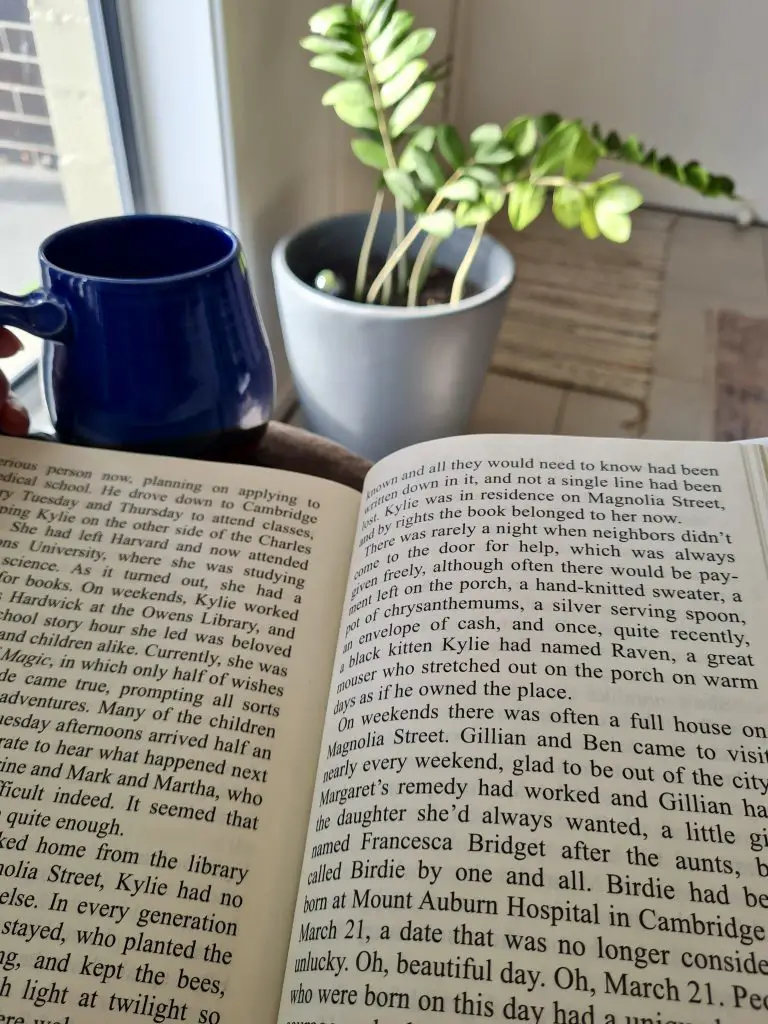 Reading a Book, Tea, Coffee