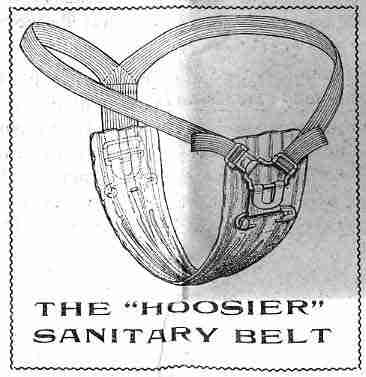 "Hoosier" Sanitary Period Belt
