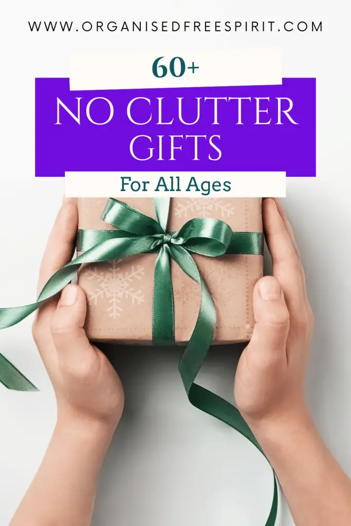 Clutter-Free Gift Ideas PIN