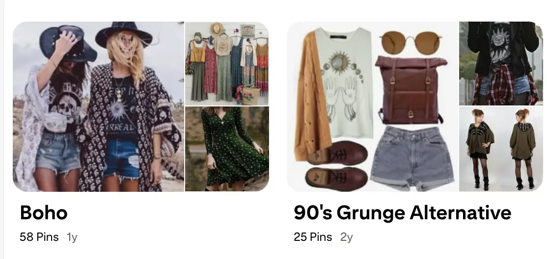 Pinterest Clothing Style Boards