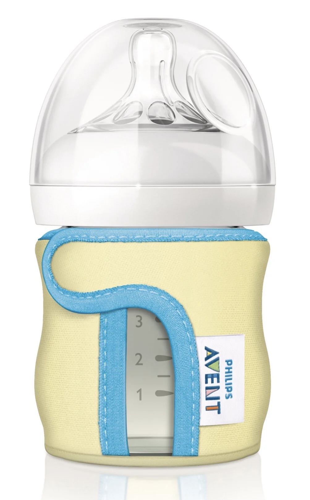 Avent Glass Baby Bottle and Sleeve