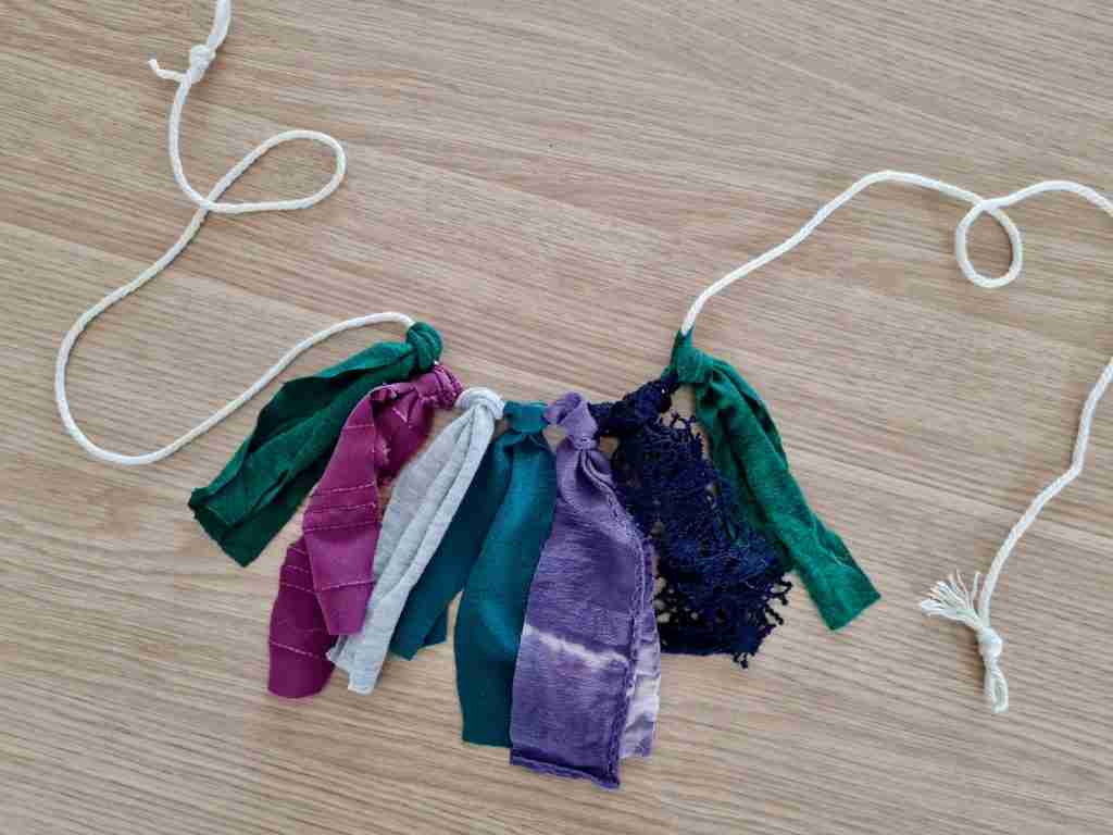 Scrap Fabric Bunting