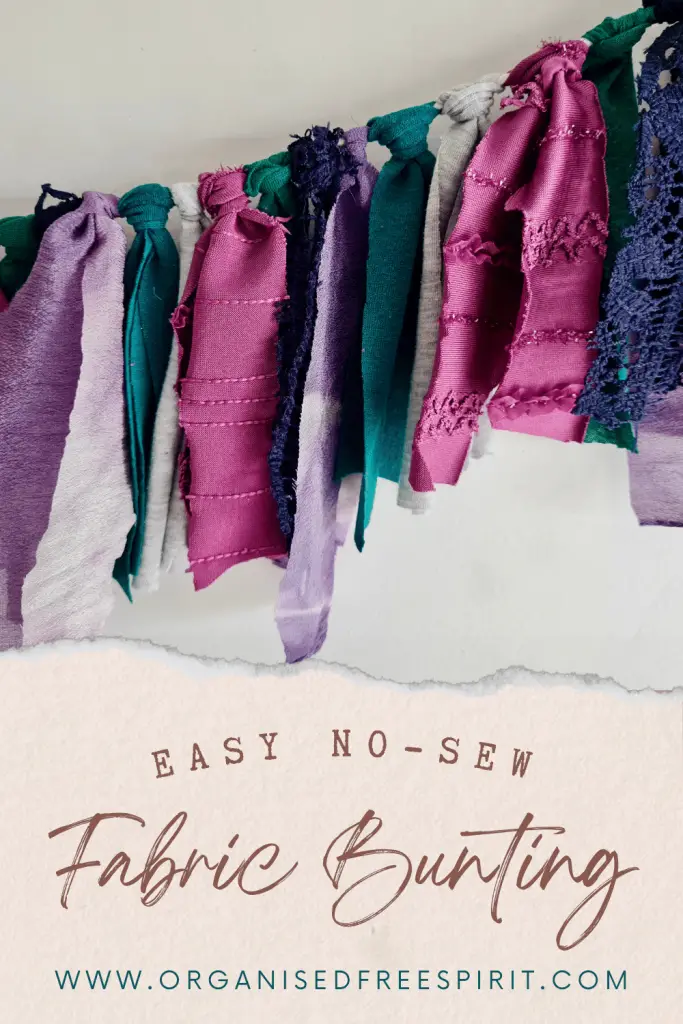 DIY No-Sew Fabric Bunting PIN