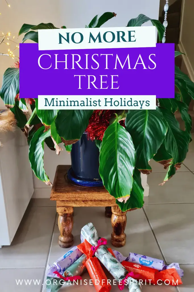 Skipping the Christmas Tree, Minimalist Holidays - PIN