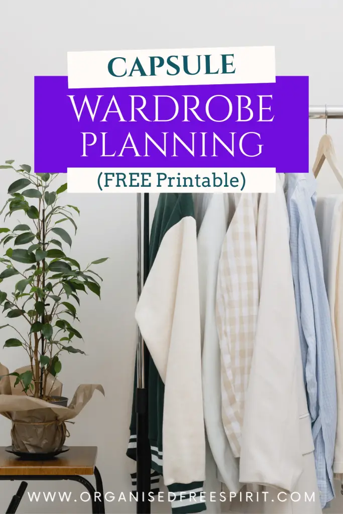 Capsule Wardrobe Planning - PIN