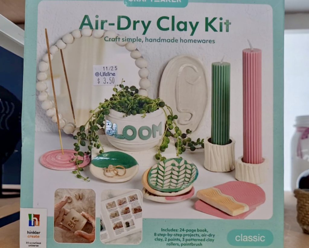 Readymade Craft Kit, Op Shop, Thrifted Gift Idea