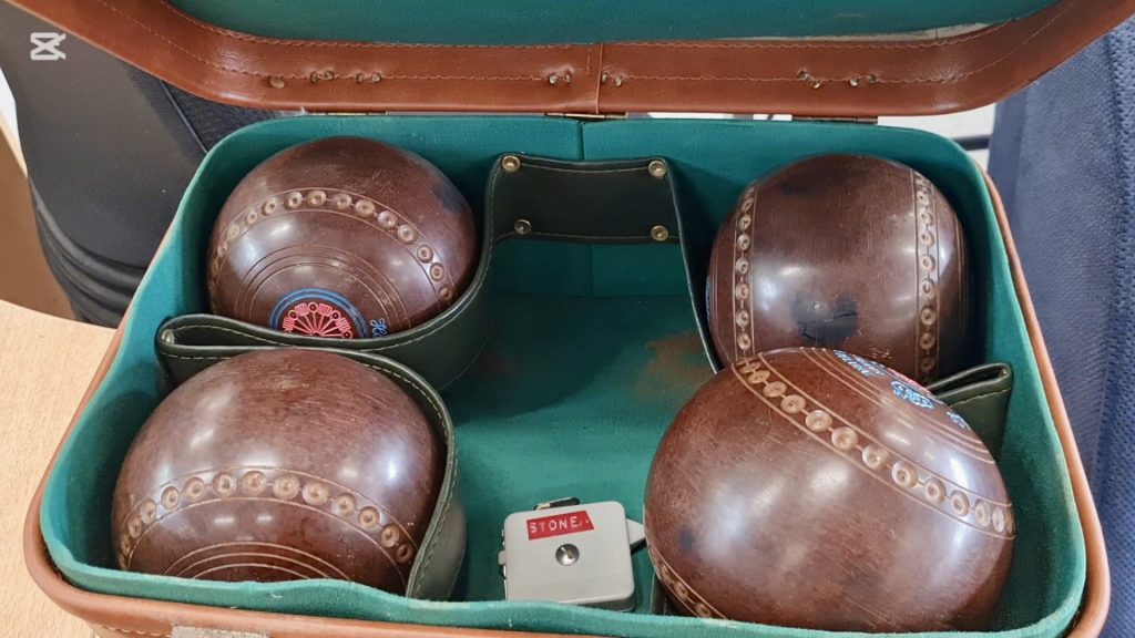 Vintage Bowling Ball Set - Thriftmas Op Shop Find