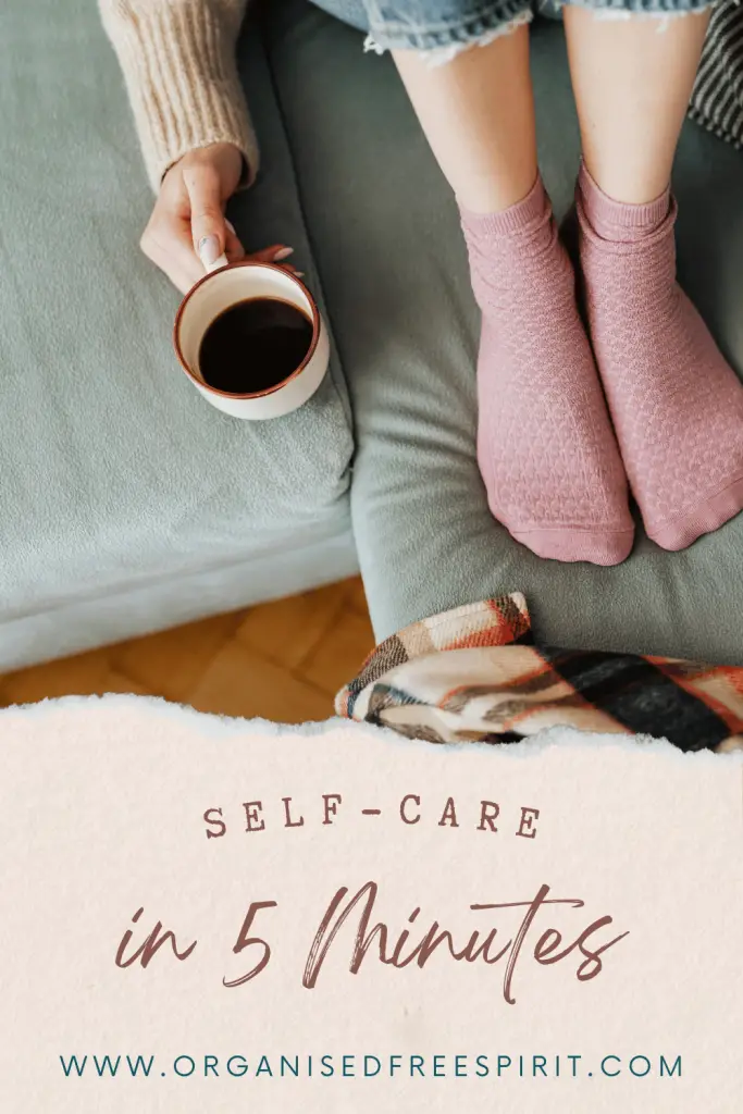 5-Minute Self-Care Ideas PIN