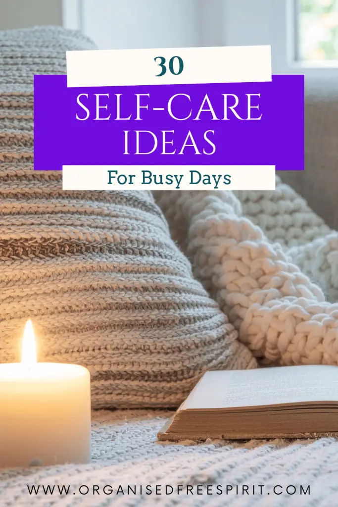 5-Minute Self-Care Ideas PIN