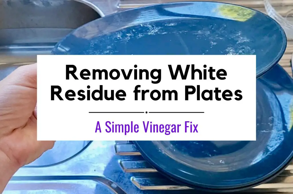 How to Remove White Dishwasher Reside From Plates