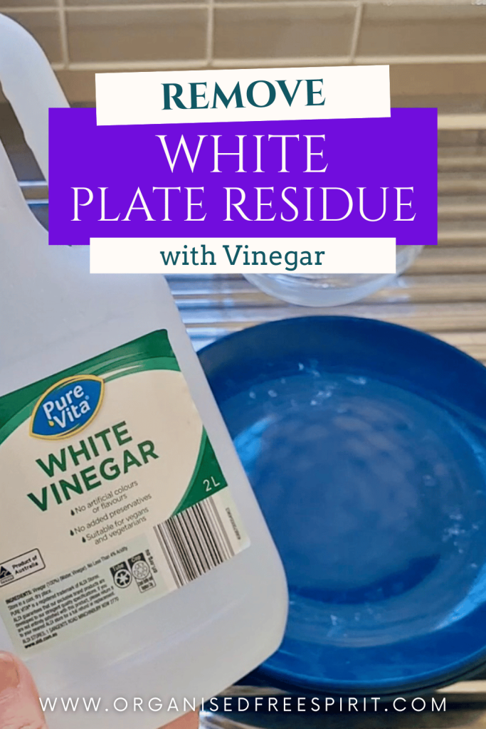 How to Remove White Dishwasher Reside From Plates - PIN