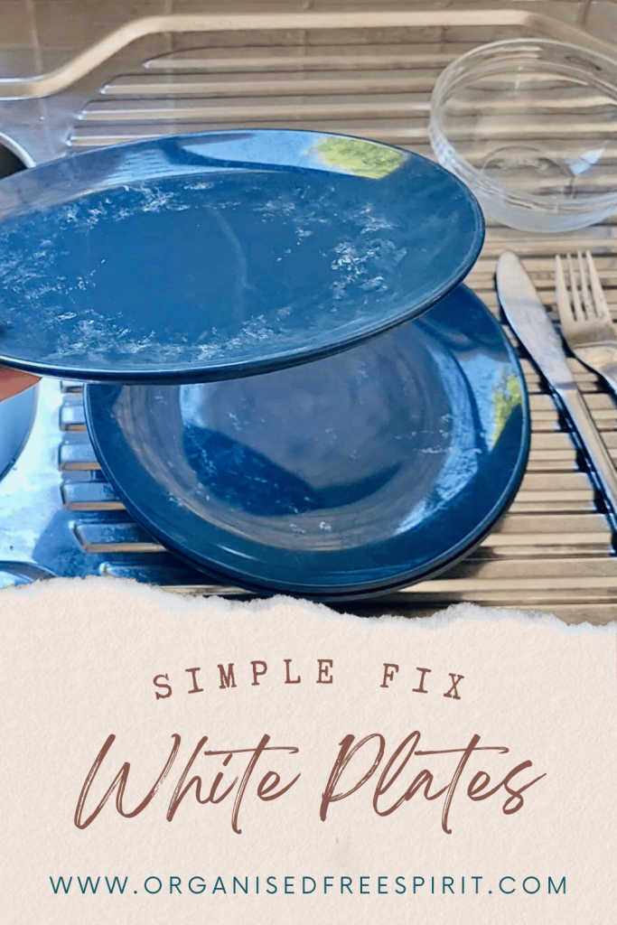 How to Remove White Dishwasher Reside From Plates - PIN