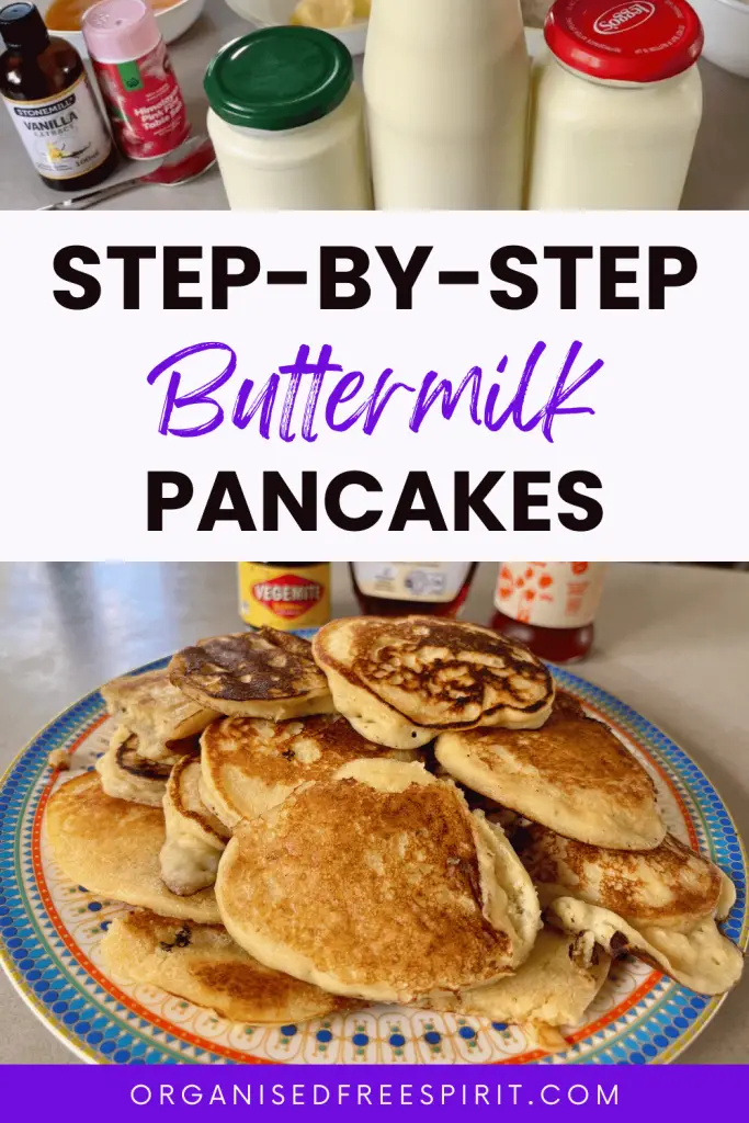 How to Make Buttermilk Pancakes - PIN
