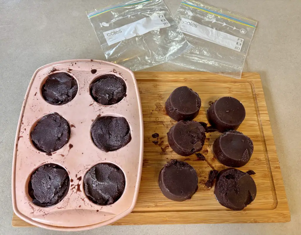 Portion & freeze food
