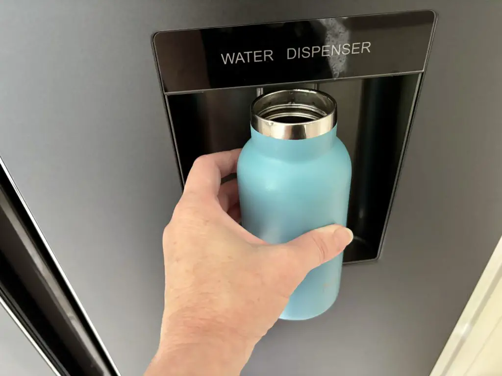 Refilling Insulated Water Bottle