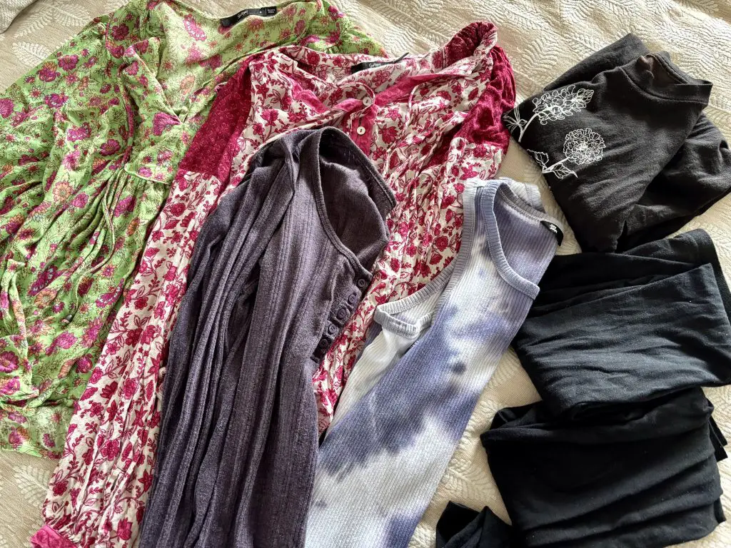 Old clothes for pyjamas