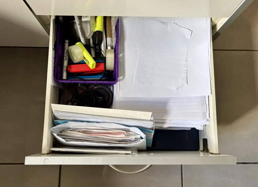Scrap Paper Drawer