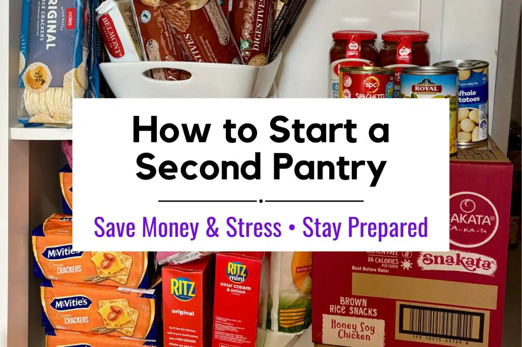 How to Start a Second Pantry (Two Pantry System)