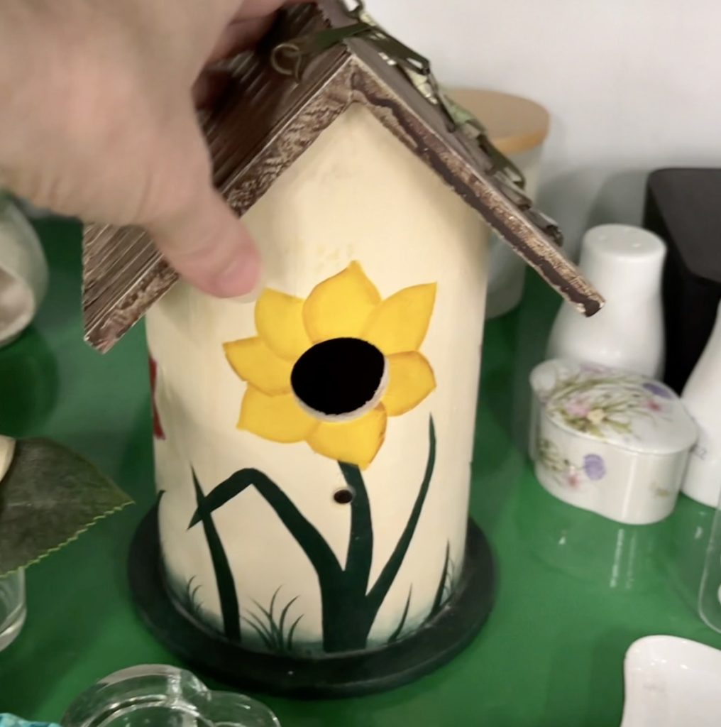 Op Shop Finds - Birdhouse