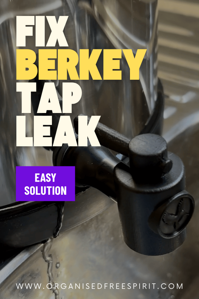 How to Fix a Leaking Berkey Tap - PIN