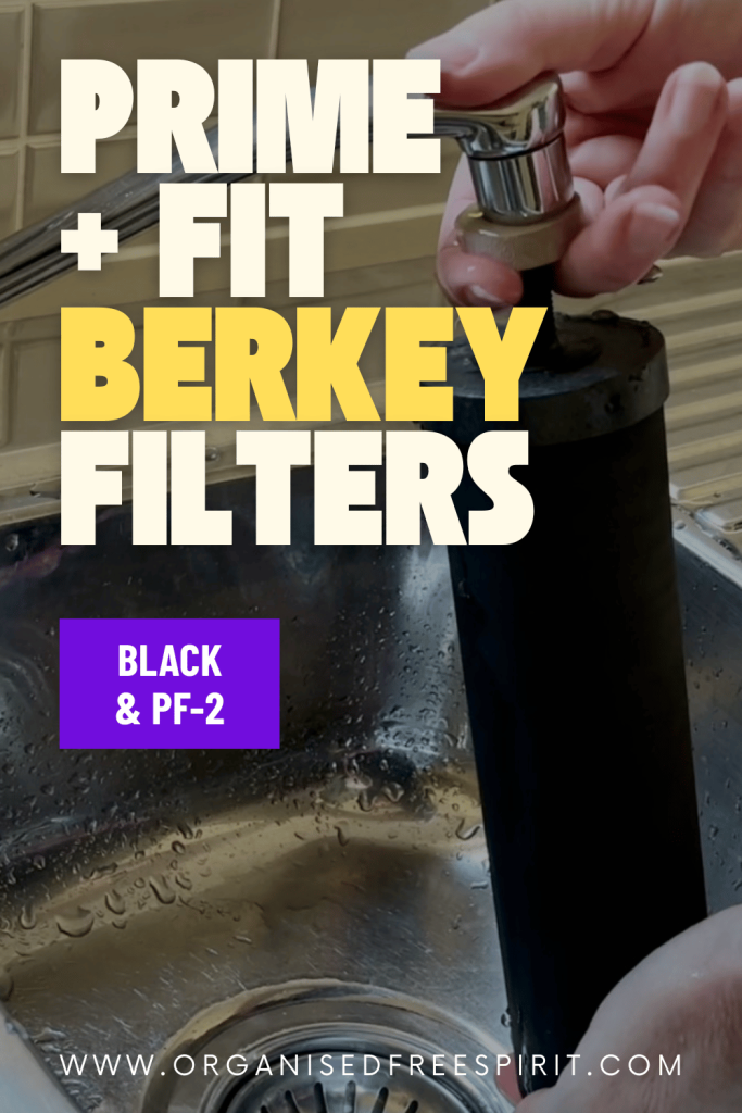 How to Prime & Install Berkey Filters (Black Elements + PF-2 Fluoride) - PIN