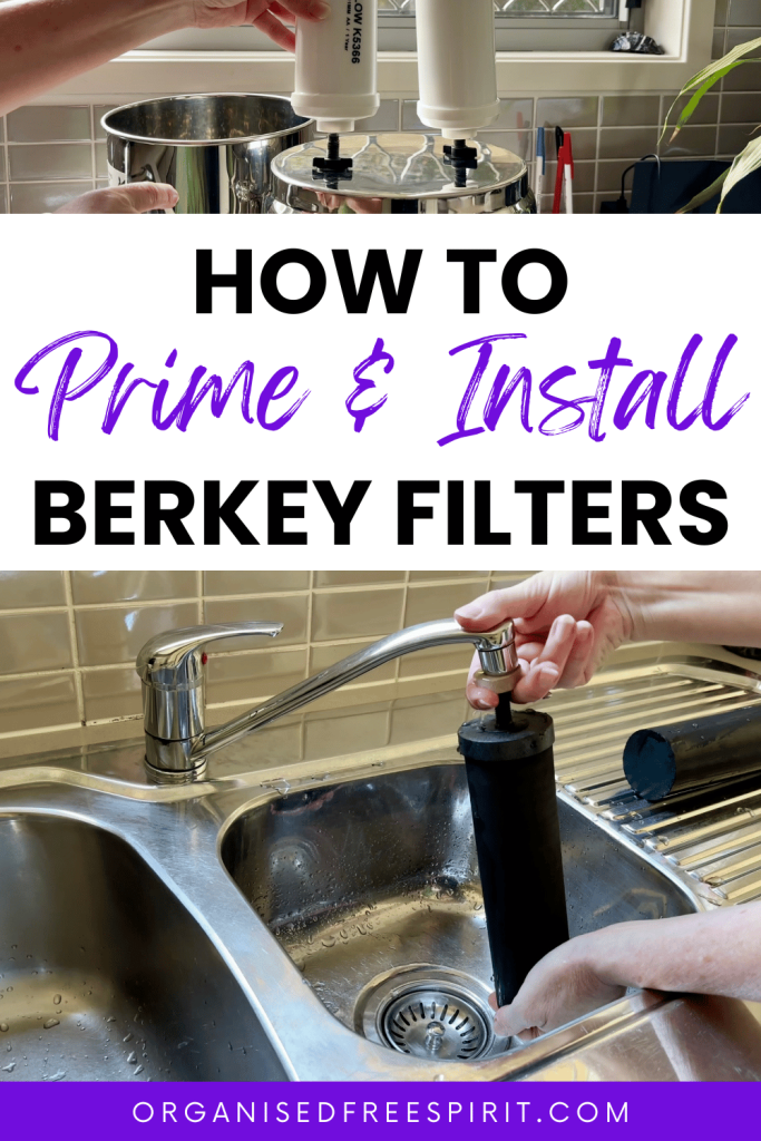 How to Prime & Install Berkey Filters (Black Elements + PF-2 Fluoride) - PIN