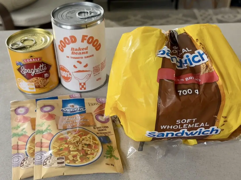 Easy Meals - Baked Beans, Spaghetti, Soup, Toast